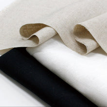 Load image into Gallery viewer, Linen Needlework Fabric, in White and Flax, made in Japan