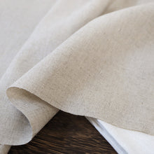 Load image into Gallery viewer, Linen Needlework Fabric, in White and Flax, made in Japan