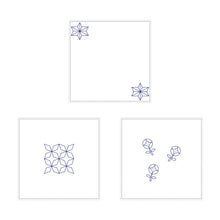 Load image into Gallery viewer, Sashiko Linen Handkerchief Kit