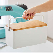 Load image into Gallery viewer, White Sewing Box Tower by Yamazaki