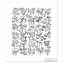 Load image into Gallery viewer, Shroom Boom Embroidery Panel