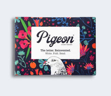 Load image into Gallery viewer, “Midnight Garden” Origami-Inspired Letter Stationary Set by Pigeon Posted