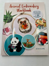 Load image into Gallery viewer, Animal Embroidery Workbook by Jessica Long