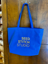 Load image into Gallery viewer, Seed Stitch Studio Tote Bag