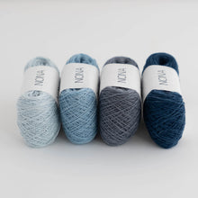Load image into Gallery viewer, Nona Naturally Dyed Thread Bundles - "Sky" Colorway