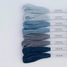Load image into Gallery viewer, Nona Naturally Dyed Skeins - "Sky" Colorway