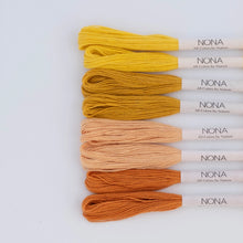 Load image into Gallery viewer, Nona Naturally Dyed Skeins - "Sunny" Colorway