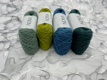 Load image into Gallery viewer, Nona Naturally Dyed Thread Bundles - "Garden" Colorway