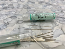 Load image into Gallery viewer, Foxglove Cottage Straws/Milliners Needles, size 11