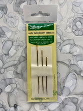 Load image into Gallery viewer, Clover Huck Embroidery Needles