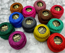 Load image into Gallery viewer, "Flora" Box Set of Size 8 Perle Cotton by Alison Glass for Wonderfil
