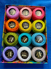 Load image into Gallery viewer, "Sun" Box Set of Size 8 Perle Cotton by Alison Glass for Wonderfil