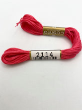 Load image into Gallery viewer, Cosmo Embroidery Floss Pinks, Dusty Rose, and Reddish Pinks
