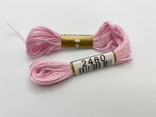 Load image into Gallery viewer, Cosmo Embroidery Floss Pinks, Dusty Rose, and Reddish Pinks