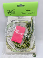 Load image into Gallery viewer, Small Green Citrus Embroidery Kit