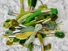 Load image into Gallery viewer, Cosmo Embroidery Floss, Greens