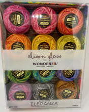 Load image into Gallery viewer, "Stars" Box Set of Size 8 Variegated Perle Cotton by Alison Glass for Wonderfil
