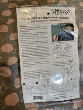 Load image into Gallery viewer, Headband Magnifier and Light, opened but unused