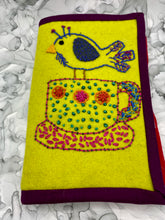 Load image into Gallery viewer, Tea Bird Needle Case pattern by Sue Spargo