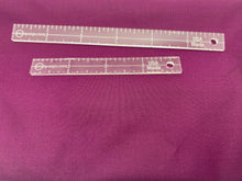 Load image into Gallery viewer, 1/2" Stitch Spacing Ruler Set : Creative Stitching Tools