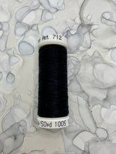 Load image into Gallery viewer, Black and White set of Sulky Solid Cotton Thread - 12wt.