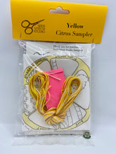 Load image into Gallery viewer, Small Yellow Citrus Embroidery Kit
