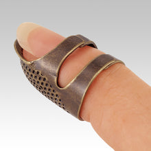 Load image into Gallery viewer, Open-sided Thimble by Clover, 2 sizes
