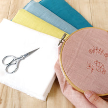 Load image into Gallery viewer, Linen/Cotton Embroidery Stitching Cloth

