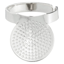 Load image into Gallery viewer, Adjustable Ring Thimble with Plate for Sashiko by Clover
