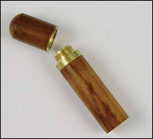 Load image into Gallery viewer, Wood and Brass Needle Holders
