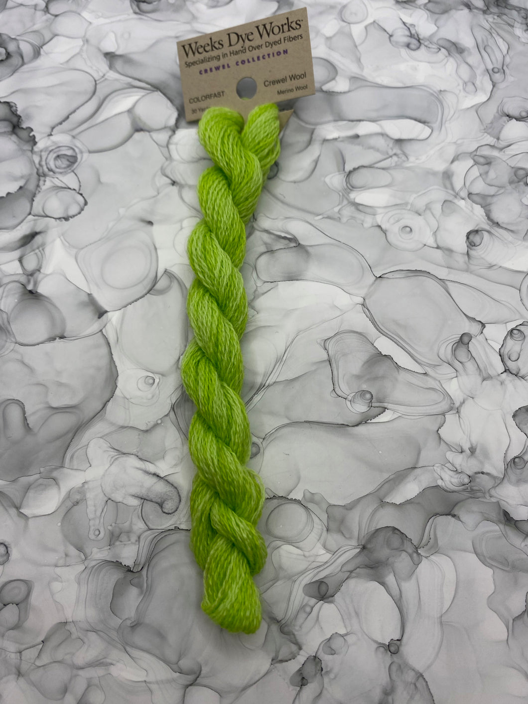 Weeks Dye Works Crewel Wool, Chartreuse
