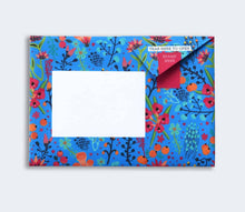 Load image into Gallery viewer, “Midnight Garden” Origami-Inspired Letter Stationary Set by Pigeon Posted
