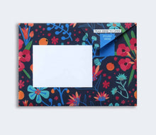 Load image into Gallery viewer, “Midnight Garden” Origami-Inspired Letter Stationary Set by Pigeon Posted
