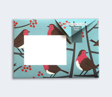 Load image into Gallery viewer, “Robin &amp; Wren” Origami-Inspired Letter Stationary Set by Pigeon Posted
