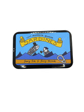 Load image into Gallery viewer, Tin of two "Sardines" 100% Pure Minnesota Beeswax for conditioning/waterproofing thread
