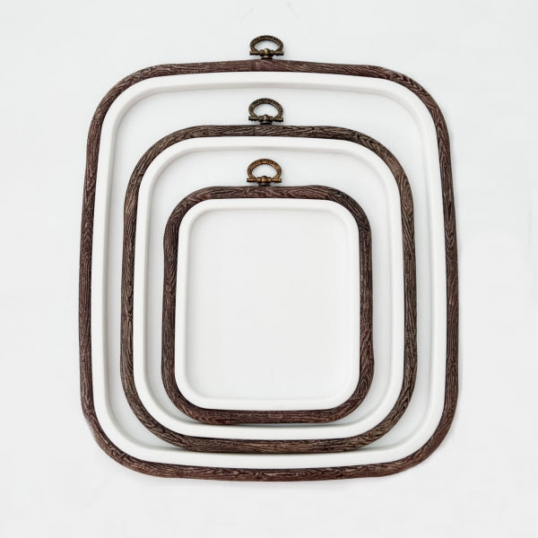 Nurge Flexi Hoops for displaying finished pieces