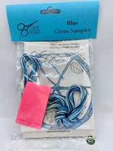 Load image into Gallery viewer, Small Blue Citrus Embroidery Kit
