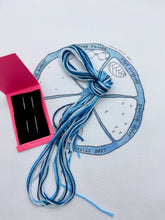 Load image into Gallery viewer, Small Blue Citrus Embroidery Kit

