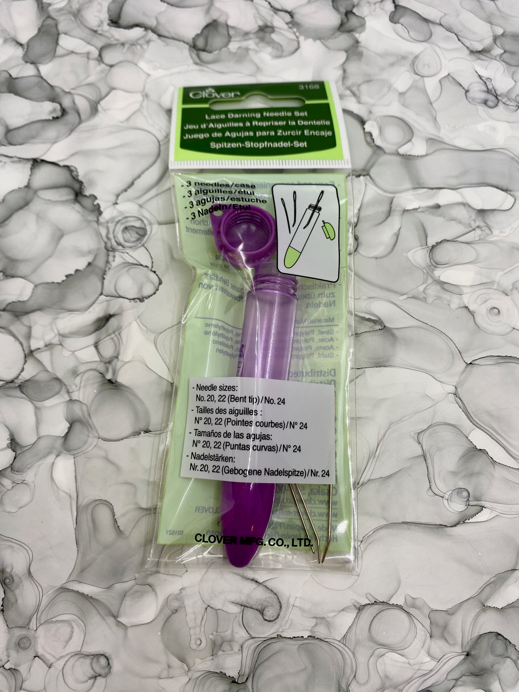 Lace Darning Needles Set in case by Clover