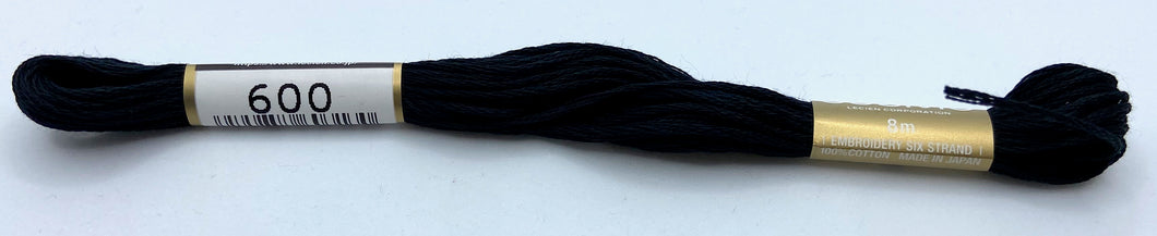 Cosmo Embroidery Floss, Black & White