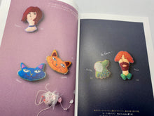 Load image into Gallery viewer, Embroidery Brooches Made from Felt and Beads by Yumiko Matsuo
