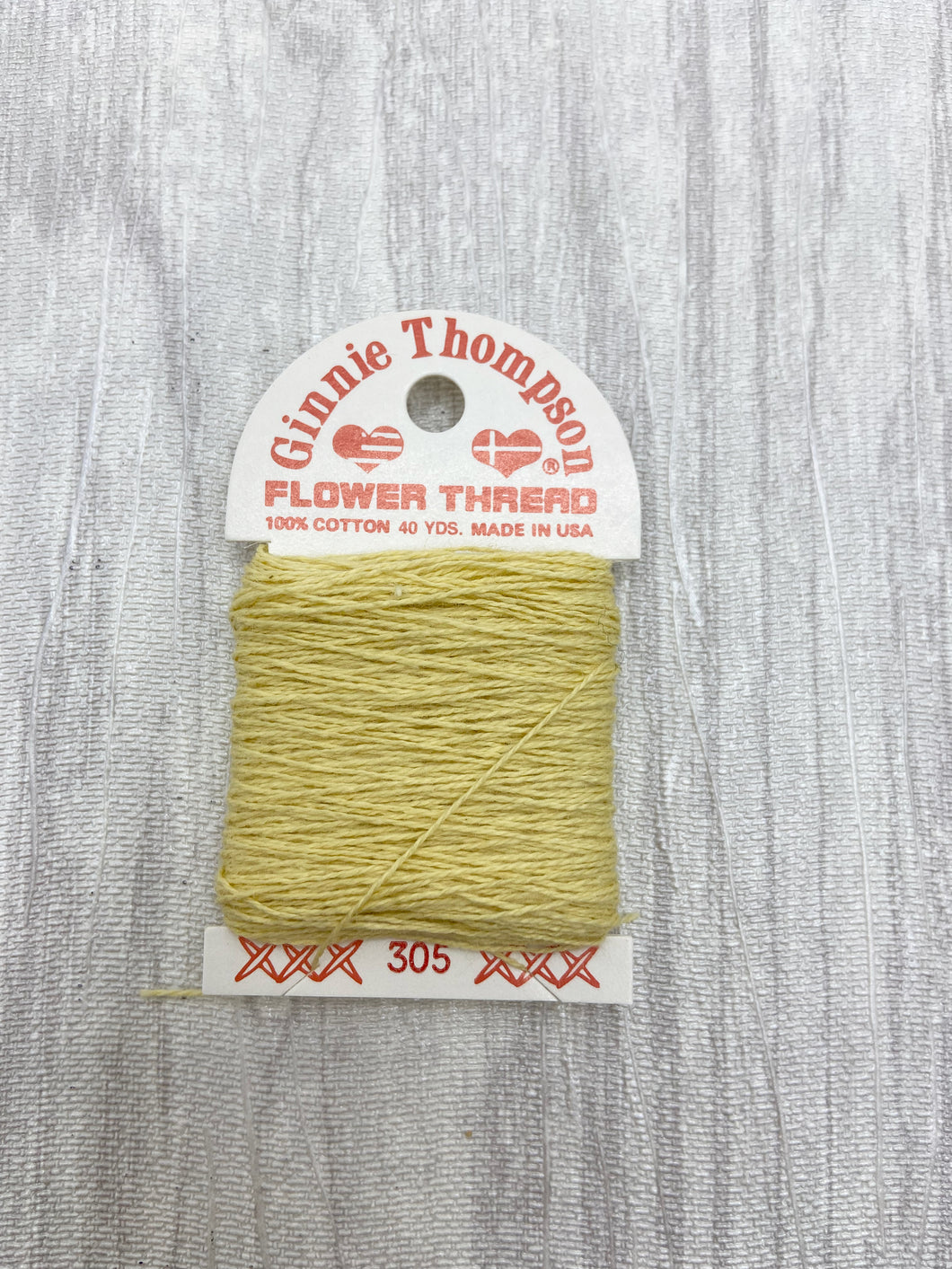 Light Yellow (305) Ginnie Thompson Flower Thread
