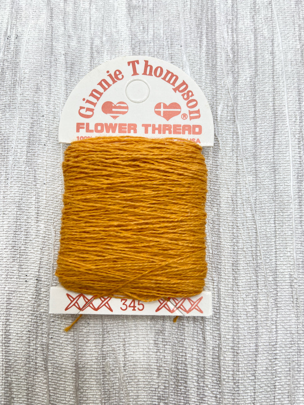 Light Pumpkin (345) Ginnie Thompson Flower Thread