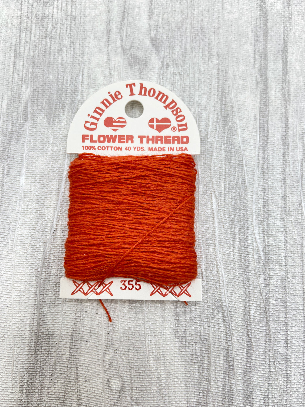 Orange (355) Ginnie Thompson Flower Thread