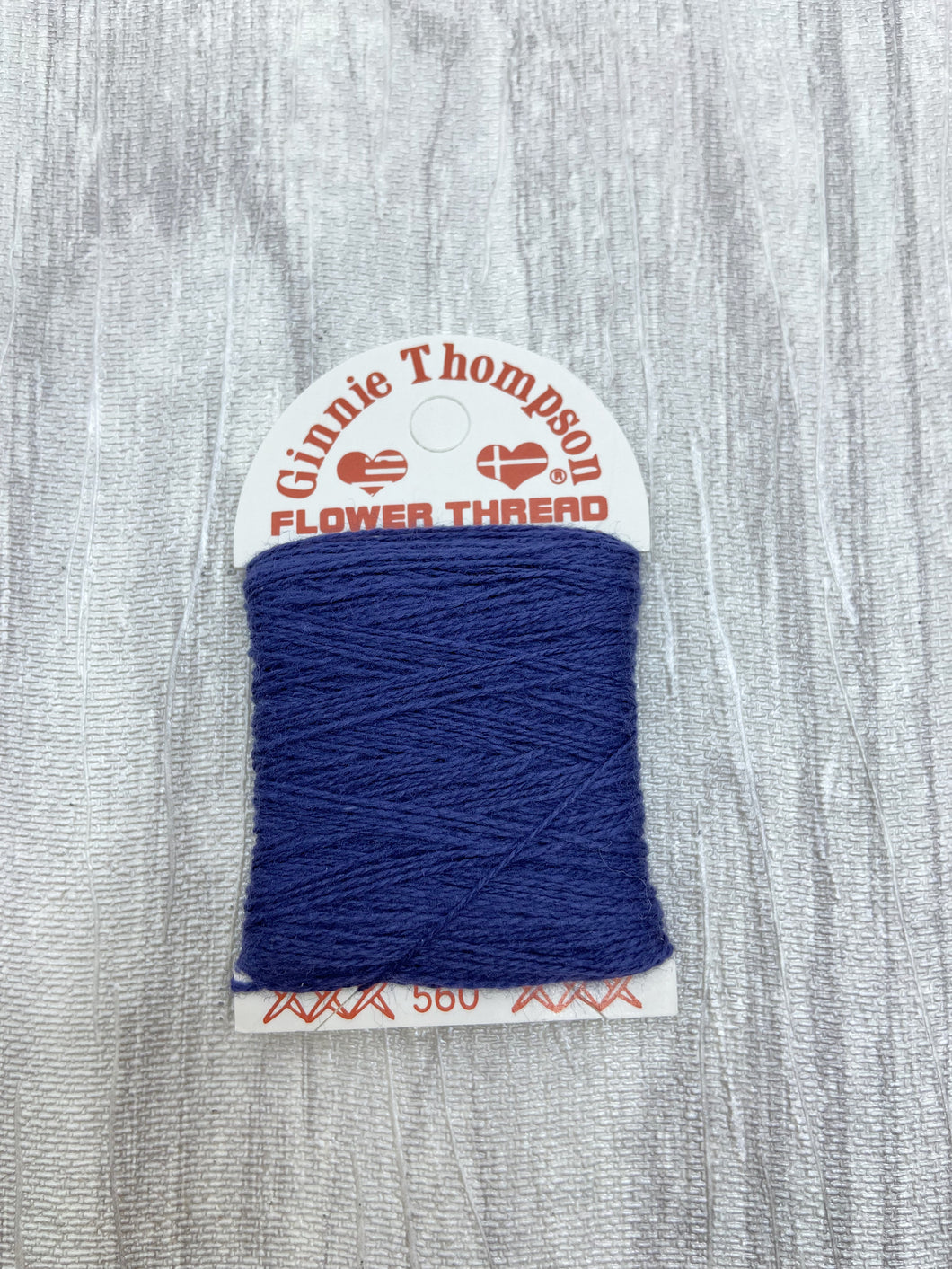Dark Navy Blue (560) Ginnie Thompson Flower Thread