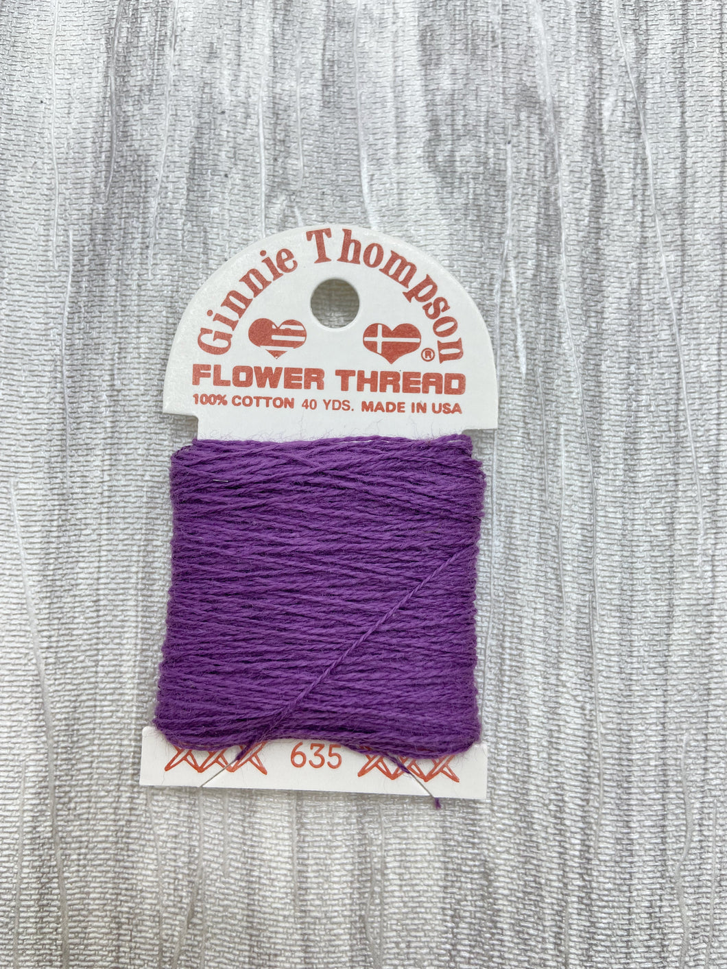 Violet (635) Ginnie Thompson Flower Thread