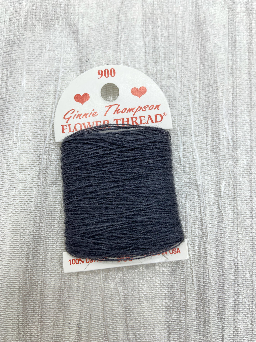 Black (900) Ginnie Thompson Flower Thread