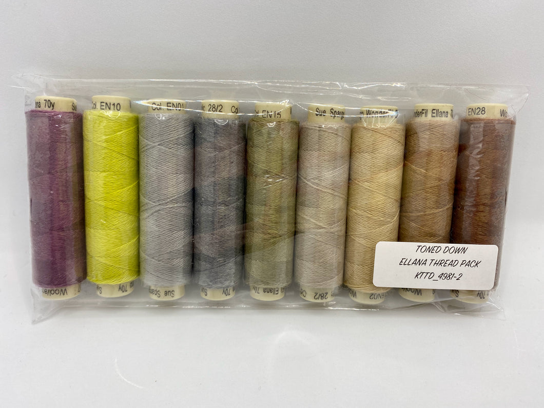 Toned-Down Circle Sampler Ellana Thread Pack by Sue Spargo