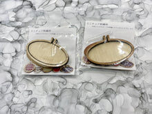 Load image into Gallery viewer, Tiny Embroidery Hoops for brooches or necklaces
