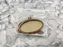 Load image into Gallery viewer, Tiny Embroidery Hoops for brooches or necklaces
